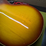 1967 Gibson EB-2 - back body angle showing finish - Pauls Guitar Hideout