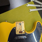 1975 Fender Telecaster - neck pocket with pickguard removed - Pauls Guitar Hideout
