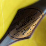 1967 Gibson EB-2 - inside label serial number - Pauls Guitar Hideout