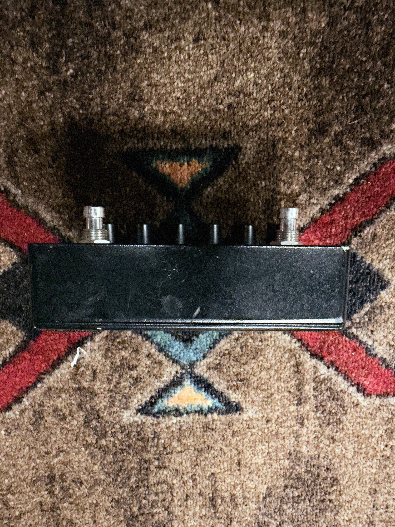 Electro-Harmonix Metal Muff with Top Boost, black: footswitch end, with light scratches