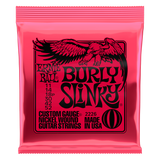 Ernie Ball Burly Slinky nickel wound electric guitar strings, 11-52 gauge, front of package