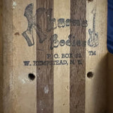 75-80 Kharma P Bass Walnut - Kharma Bodies stamp close-up - Pauls Guitar Hideout