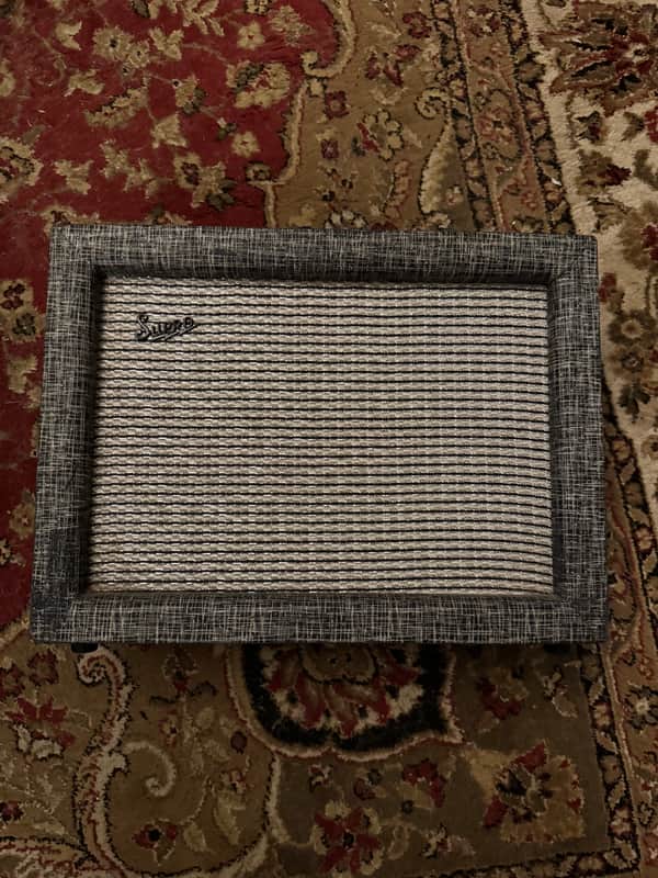 1967 Supro Bantam - front top down with grille cloth - Pauls Guitar Hideout