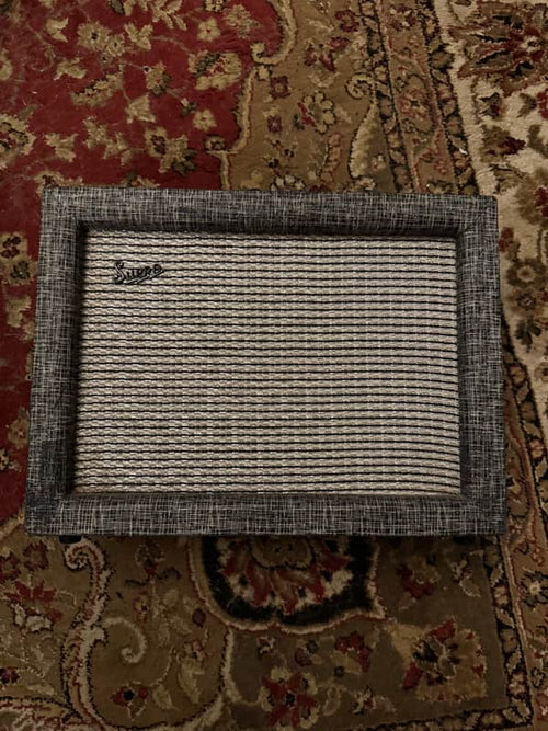 1967 Supro Bantam - front top down with grille cloth - Pauls Guitar Hideout