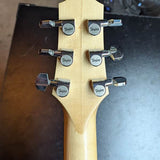 2007 Taylor SB1-X Solidbody Classic - headstock back with tuners - Pauls Guitar Hideout