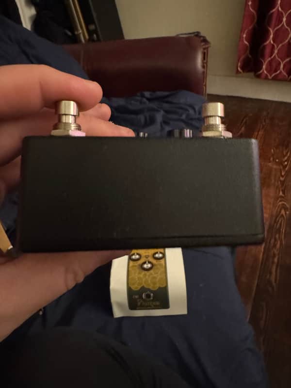 2020 EarthQuaker Devices Sunn O))) Life Pedal V2 - front edge with footswitches - Pauls Guitar Hideout