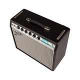 Fender '68 Custom Princeton Reverb from above, top strap handle and the six control knobs from Volume to Intensity