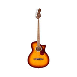 Fender California Deluxe Kingman Bass CE, Honey Sunburst: front view, full instrument