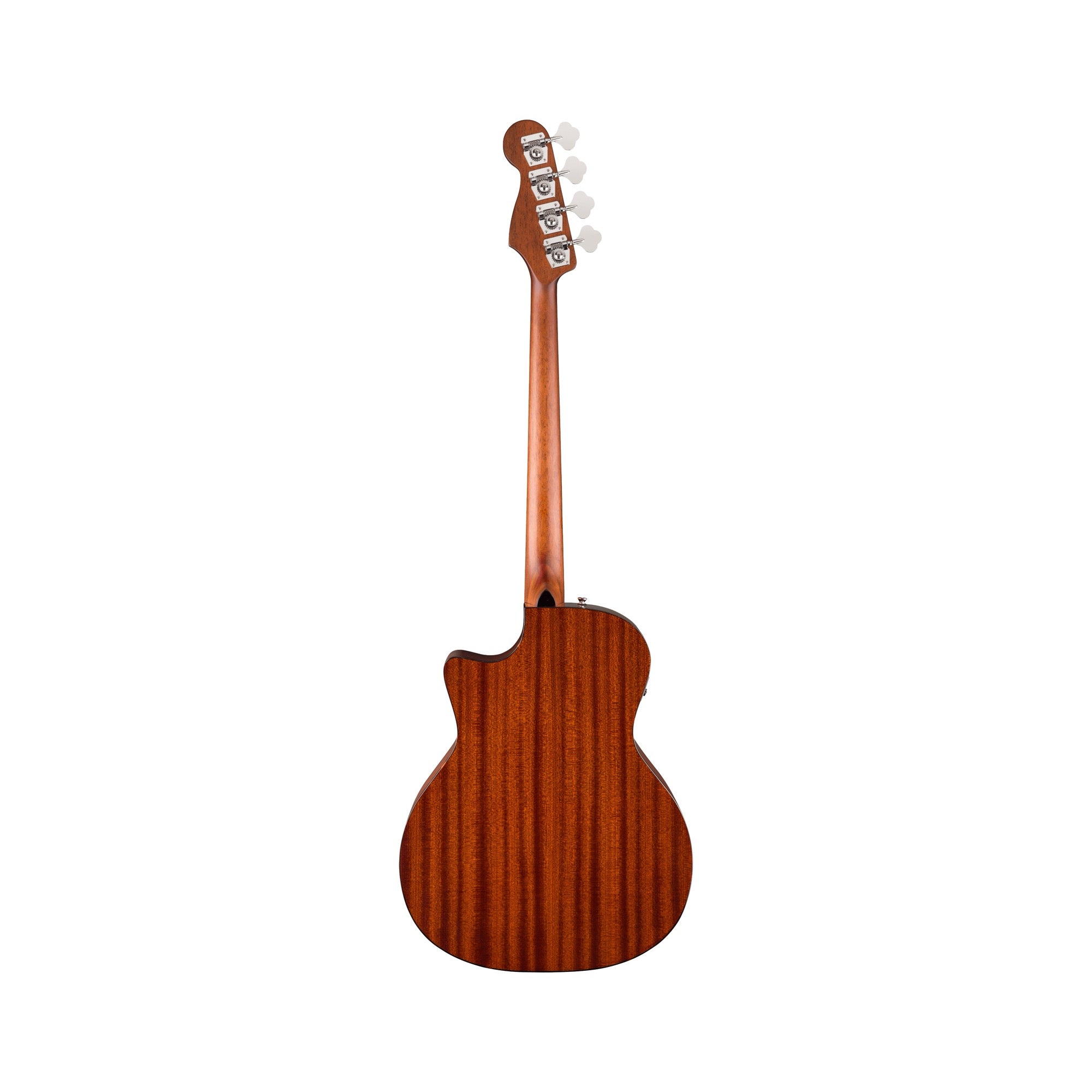 Fender California Deluxe Kingman Bass CE, Honey Sunburst: back view, full instrument