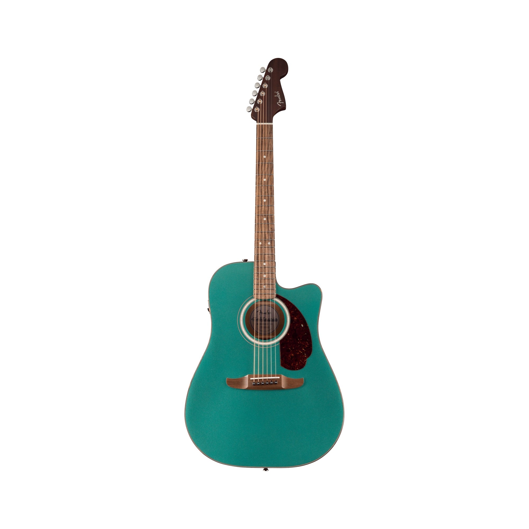 Fender California Deluxe Redondo CE, Sherwood Green: front view, full instrument