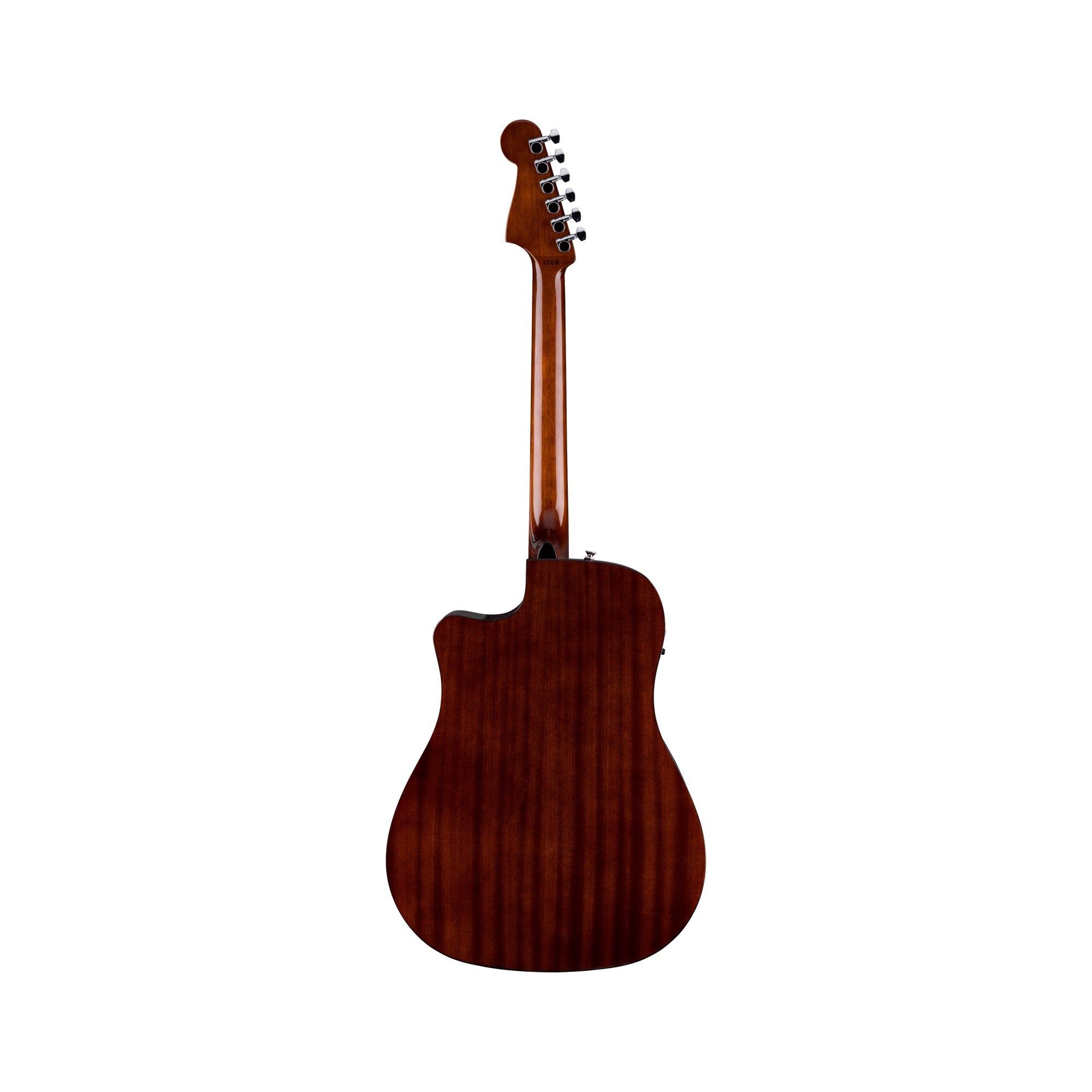 Fender California Standard Redondo CE, 3-Color Sunburst: back view, full instrument
