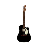 Fender California Standard Redondo CE, Black: front view, full instrument