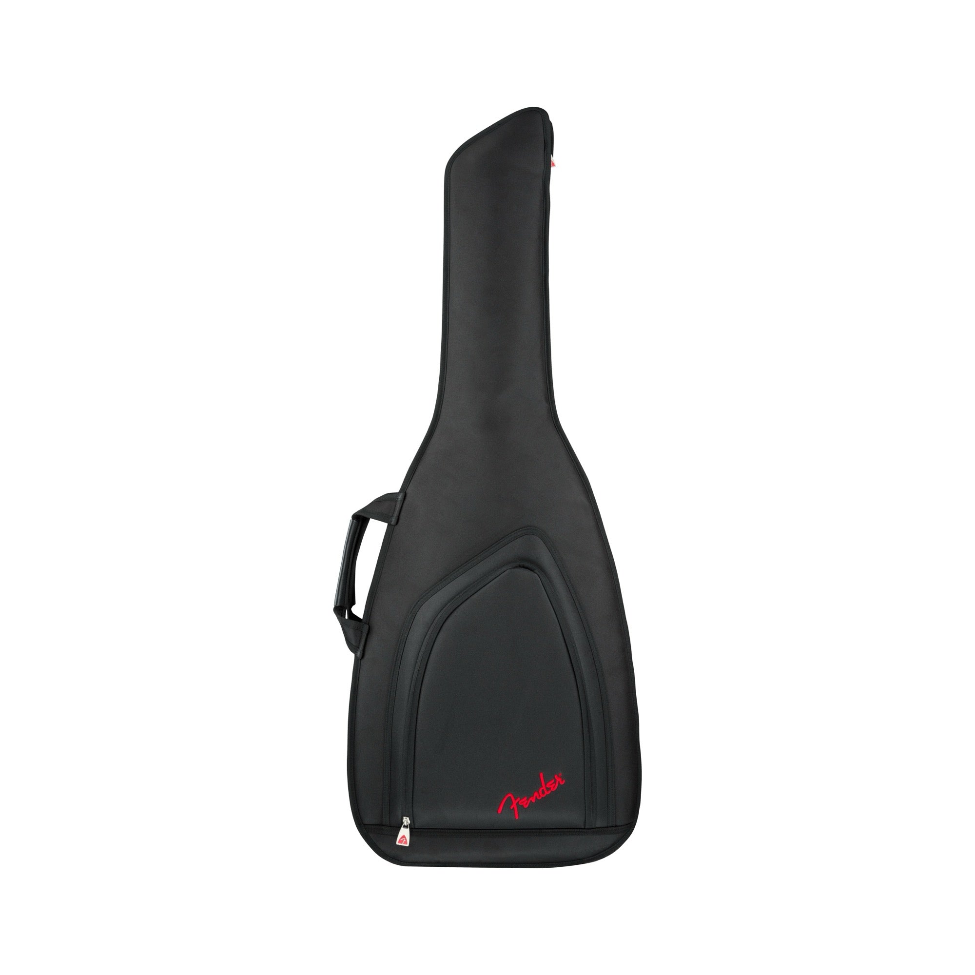 Fender FESS610 short scale electric guitar gig bag in black, front view