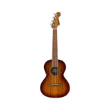 Fender Rincon Tenor Ukulele, Aged Cognac Burst: front view, full instrument