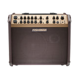 Fishman Loudbox Artist BT acoustic amplifier, front view showing both channel control panels and knobs
