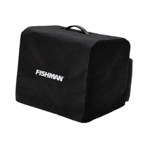 Fishman Loudbox Artist padded cover fitted over the amplifier