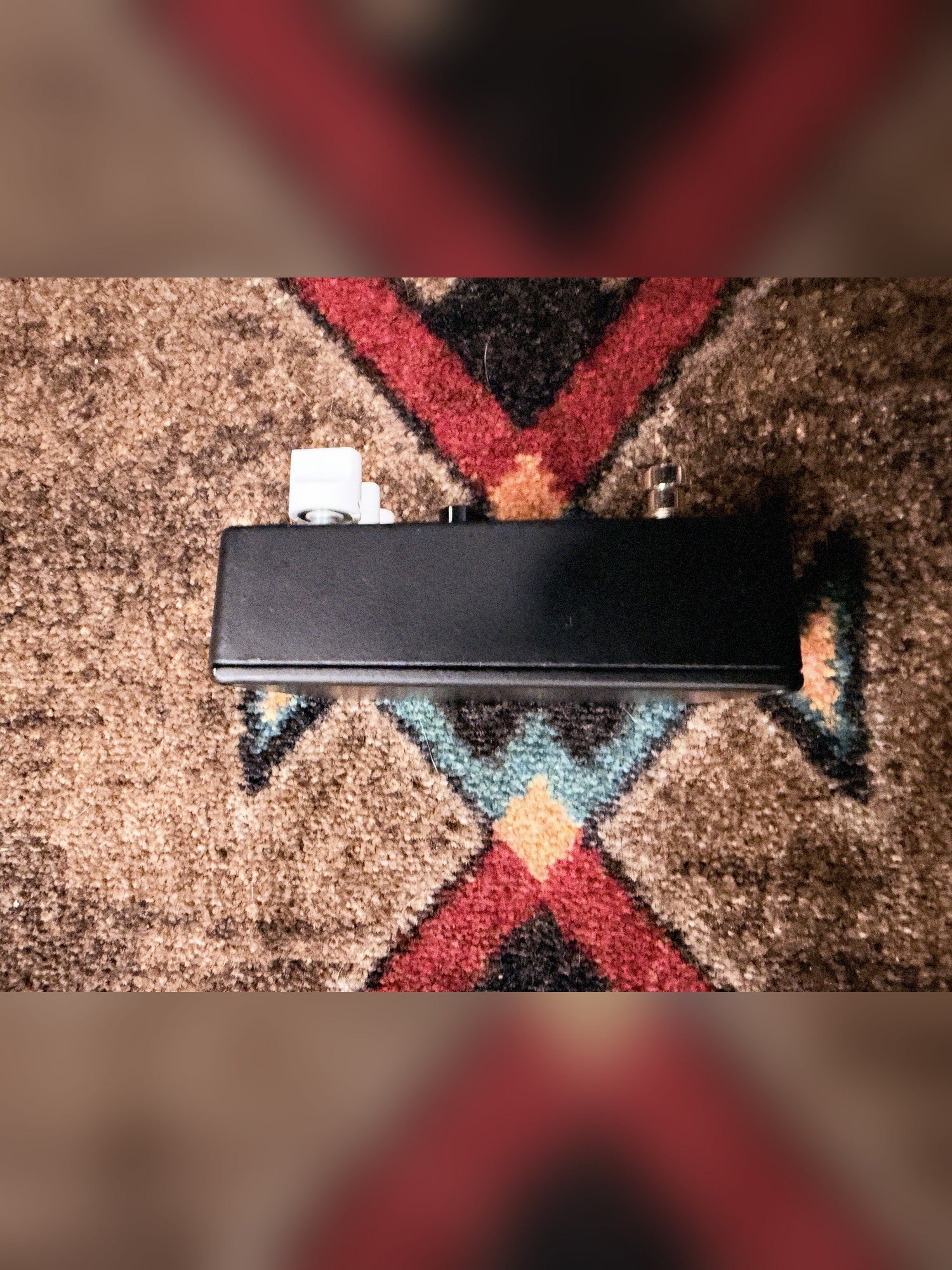 Fuzzrocious Cat Tail with 2nd Distortion Mod, black: left side of the enclosure