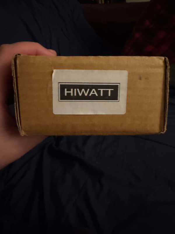 2010s Hiwatt Fuzz Generation - box top with Hiwatt logo - Pauls Guitar Hideout