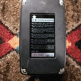 Ibanez Soundtank CS5 Super Chorus, black: bottom with the 9V adapter label, serial number 1013060 and Made in Japan