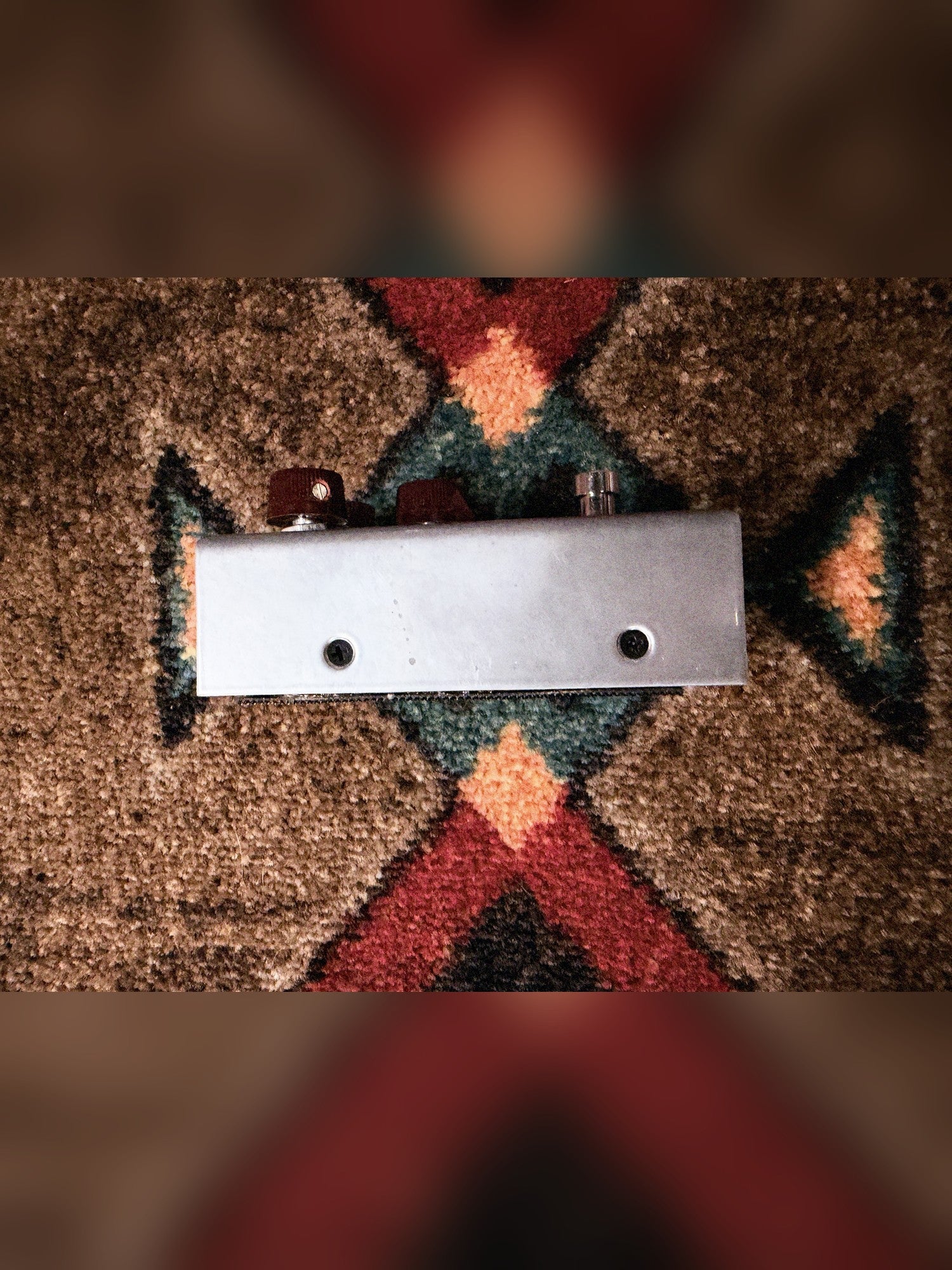 J. Rockett Audio Designs Archer, silver: left side of the enclosure with a few pin-size specks