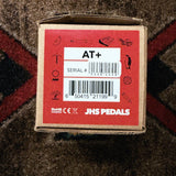 JHS AT+, red: end of the box with the AT+ label, the serial sticker and the barcode