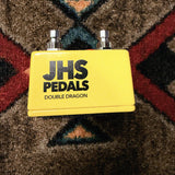 JHS Double Dragon Lo-Fi Octave Device, yellow: footswitch end printed JHS Pedals Double Dragon