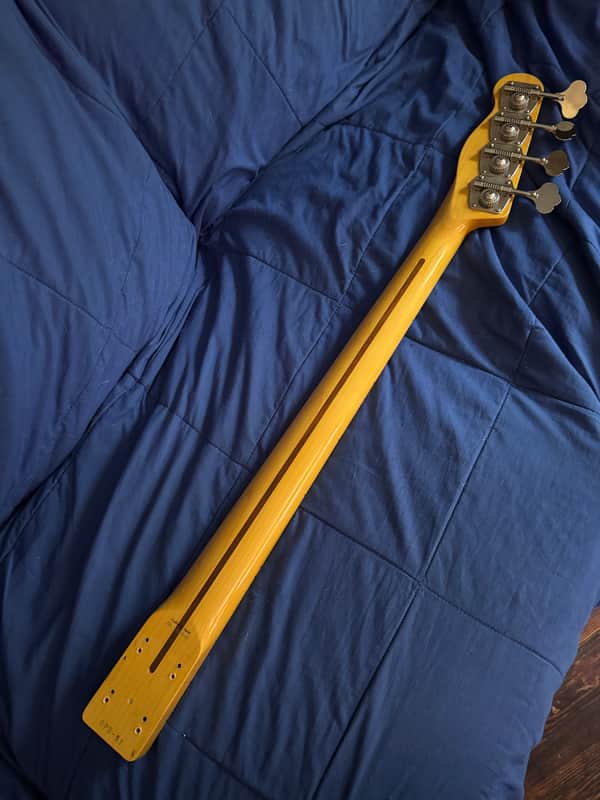 1990s Fender 51 Precision Bass - neck back full length - Pauls Guitar Hideout