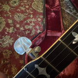 1974 Gibson Mastertone RB250 - pearloid tuner button detail - Pauls Guitar Hideout