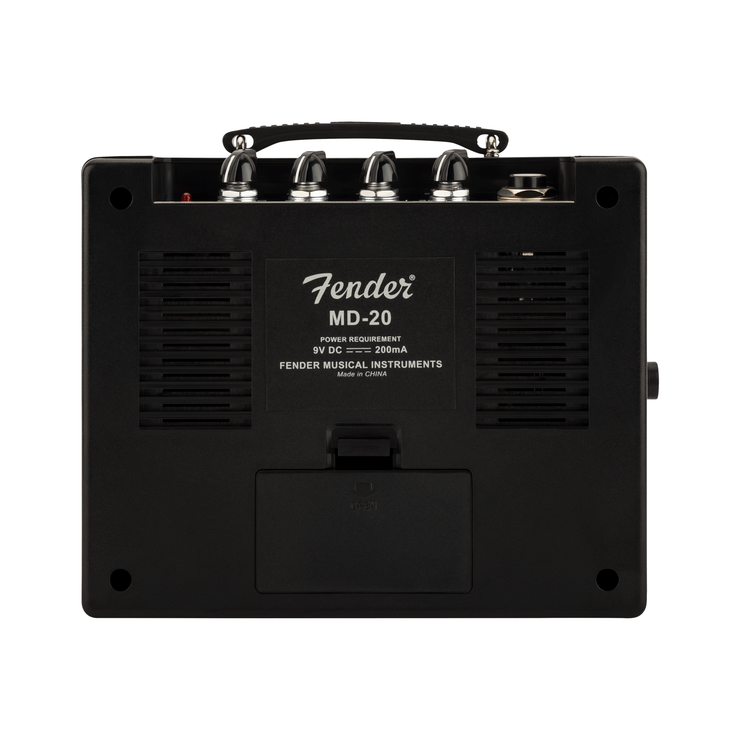 Fender MD20 Mini Deluxe Amplifier - Black - back