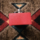MXR M102 Dyna Comp, red: footswitch end of the enclosure