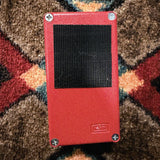 MXR M102 Dyna Comp, red: bottom plate with four screws and the embossed MXR logo