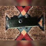 MXR M169 Carbon Copy Analog Delay, dark green sparkle: left side with the output jack