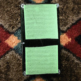 MXR M169 Carbon Copy Analog Delay, dark green sparkle: bottom with the four corner screws