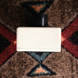 MXR Micro Amp, cream: knob end of the enclosure