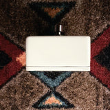 MXR Micro Amp, cream: footswitch end of the enclosure