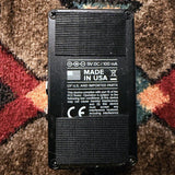 Neunaber Immerse Reverberator Mk II, black: bottom plate with the 9V DC, 100 mA and Made in USA label
