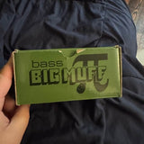 2008 Electro-Harmonix Bass Big Muff Pi - box end with logo - Pauls Guitar Hideout