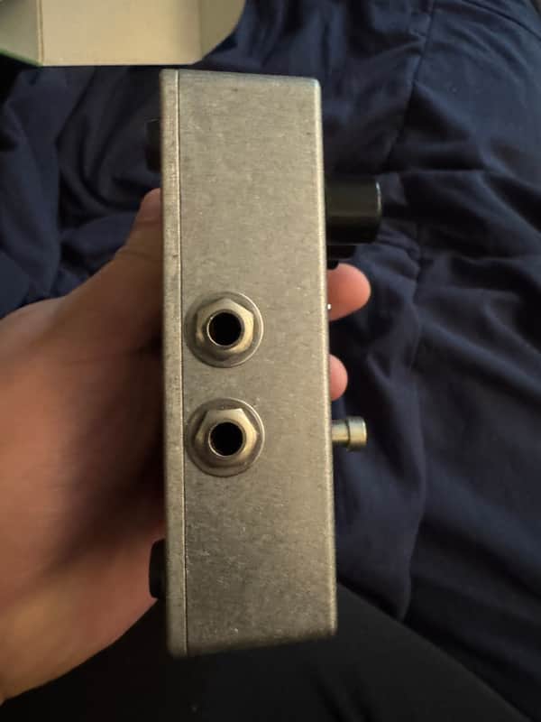 2008 Electro-Harmonix Bass Big Muff Pi - left side with output jacks - Pauls Guitar Hideout