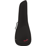 Fender FU610 tenor ukulele gig bag in black, front view