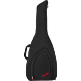 Fender FEJ-610 offset guitar gig bag in black, front view