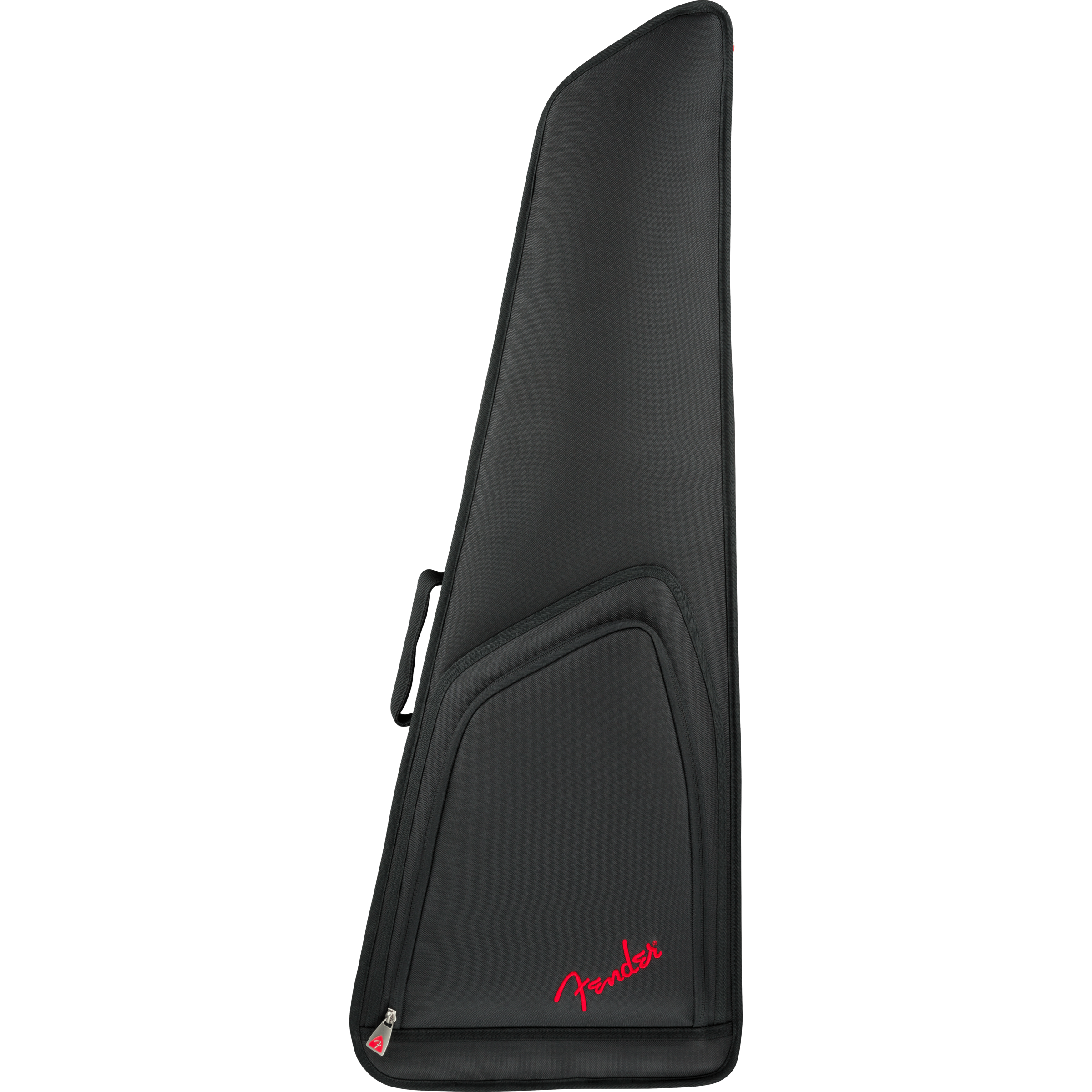 Fender FEMS-610 mini guitar gig bag in black, front view