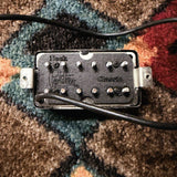 Porter Classic humbucker, neck, black cover: baseplate marked Neck, Porter and Classic