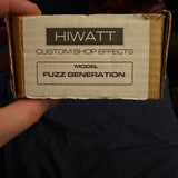 2010s Hiwatt Fuzz Generation - box front with model label - Pauls Guitar Hideout