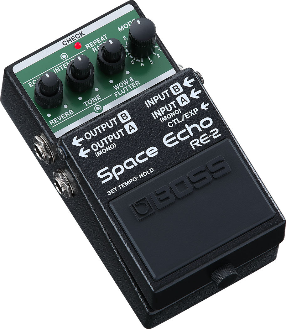 Boss RE-2 - Space Echo, angle view