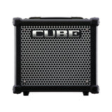 Roland CUBE-10GX 10-watt combo amp, front view with the metal grille and CUBE badge