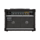Roland JC-22 Jazz Chorus combo amp, front view with the control panel and Roland logo grille