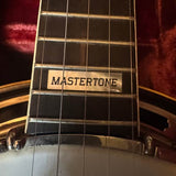1974 Gibson Mastertone RB250 - Mastertone label close-up - Pauls Guitar Hideout