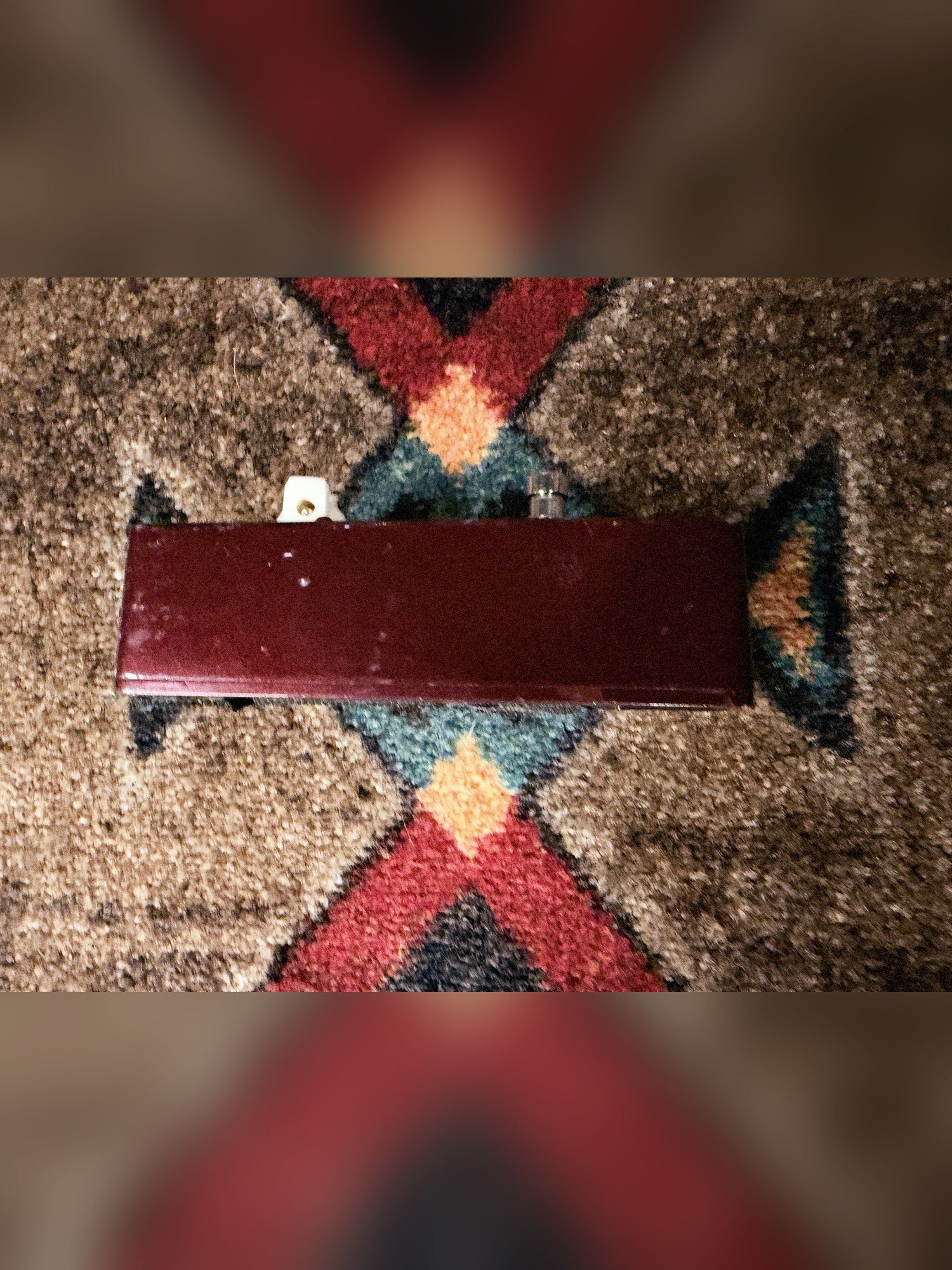Seymour Duncan Pickup Booster, dark red: one long side, with small chips in the paint