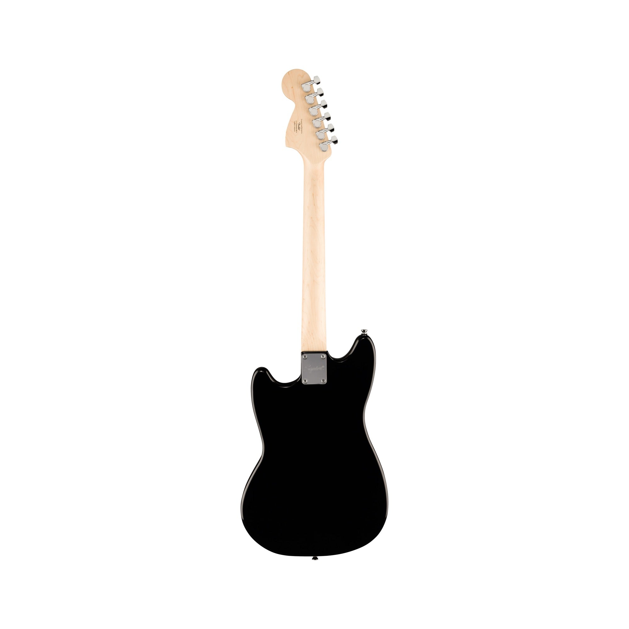 Squier Sonic Mustang HH, Black: back view, full instrument
