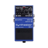 Boss SY-1 Synthesizer pedal, compact enclosure with TYPE, VARIATION, TONE, DEPTH, EFFECT, and DIRECT knobs
